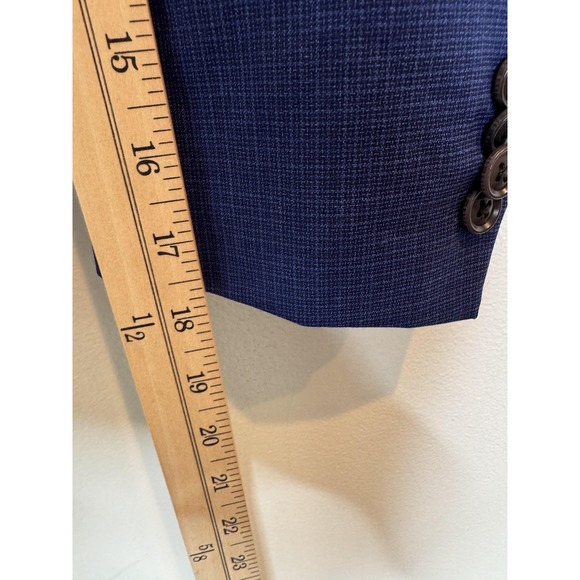 Ted Baker Blazer‎ Mens 40R Blue Ralph CT Wool Made in Italy Suit Jacket Formal - Picture 8 of 10